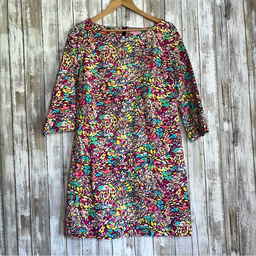 Lilly Pulitzer Shauna Colorful Shift Dress - Picture 1 of 7